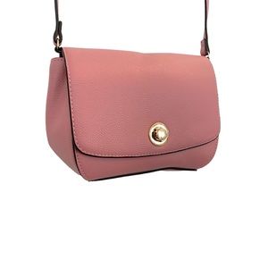 Dusty Rose Pink Crossbody Handbag